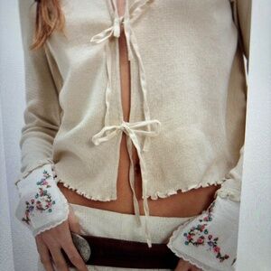 Free People-Dipped in Floral Cardi